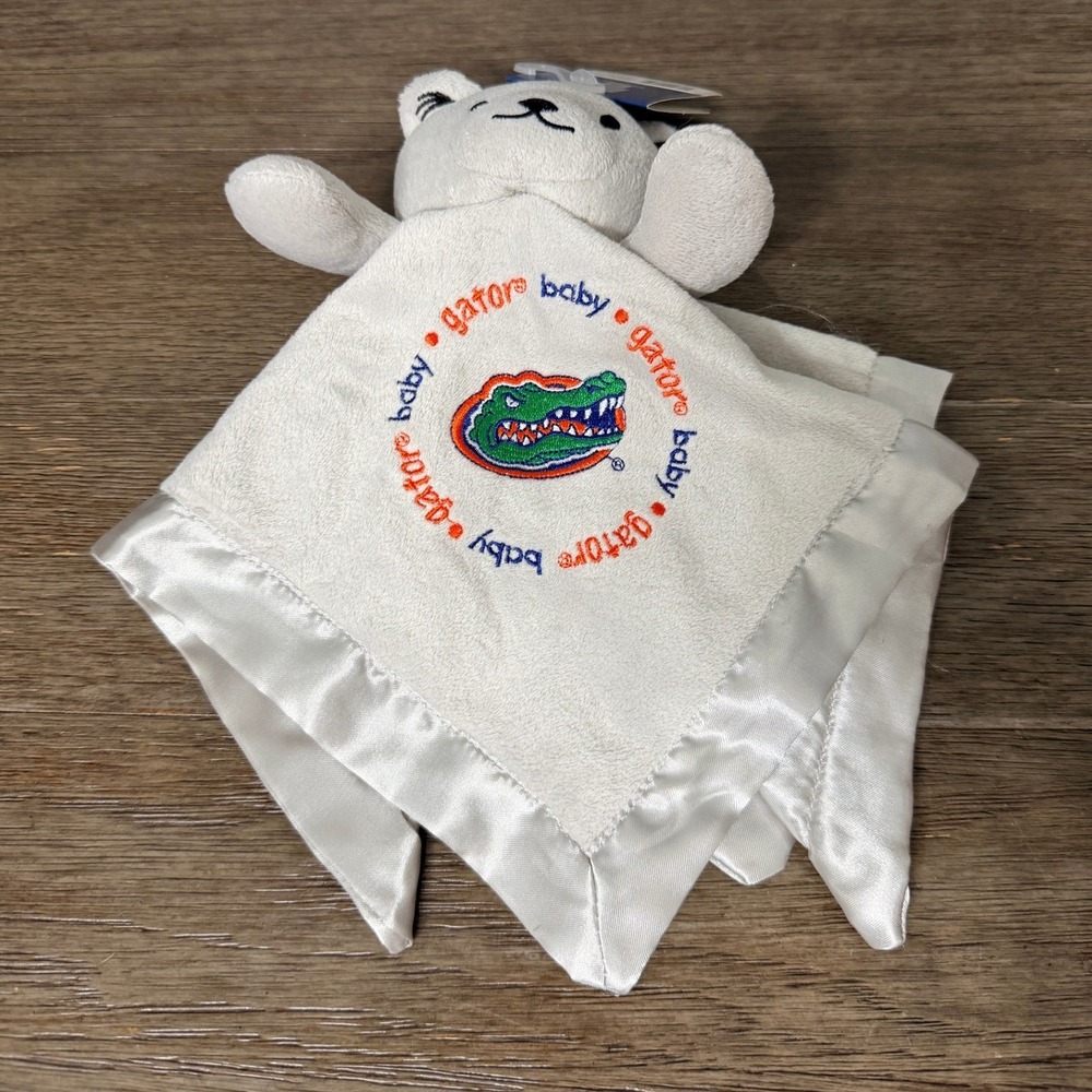 Baby Fanatic Florida Gators Plush Bear Security Blanket Lovey